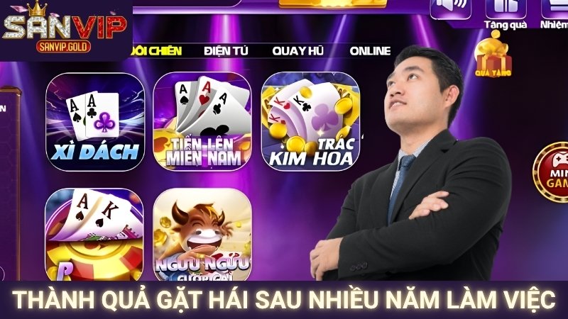 Thành quả gặt hái sau nhiều năm làm việc