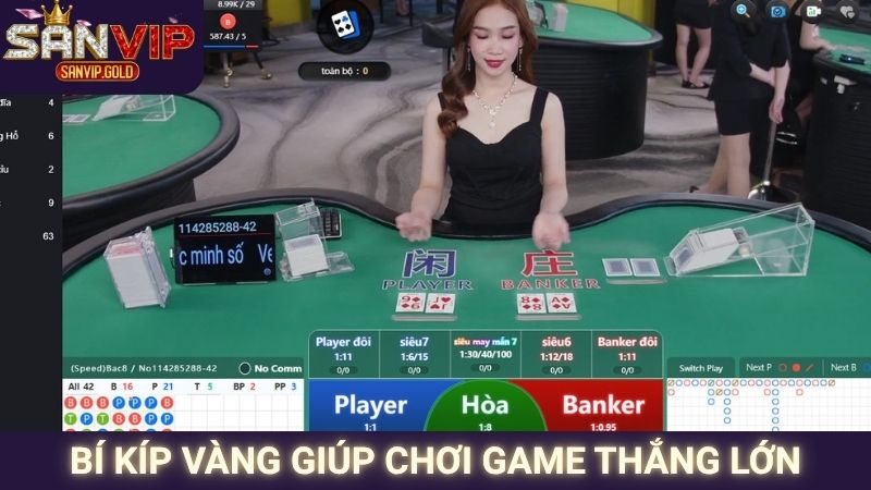 Game Bài SANVIP – Chơi Liền Tay, Nhận Thưởng Ngay Hôm Nay 3 Bí kíp vàng giúp chơi game thắng lớn