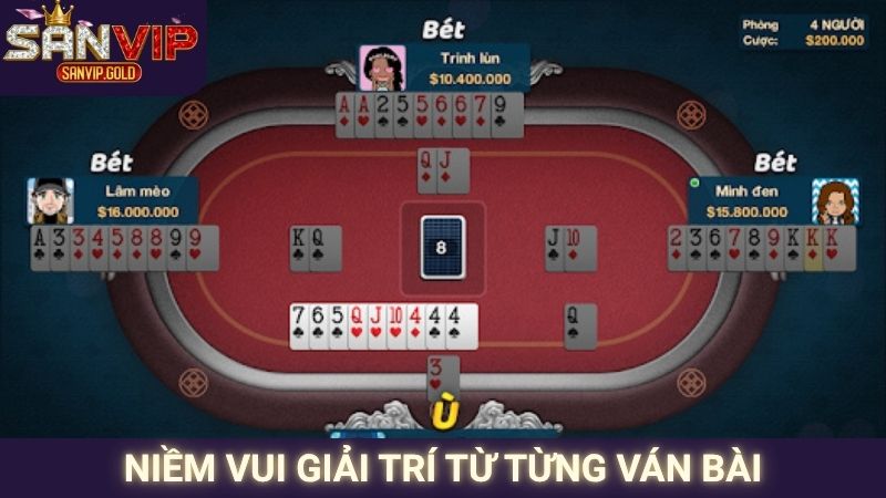 Niềm vui giải trí từ từng ván bài